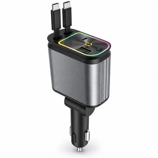 Retractable car charger product image