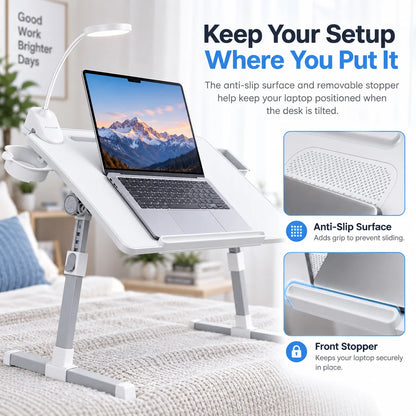 FlexDesk anti-slip and stopper benefit