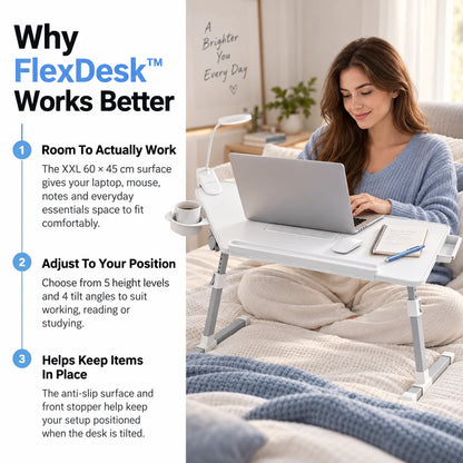 FlexDesk three key benefits overview