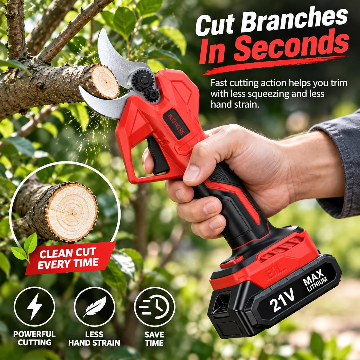 Cordless Electric Pruning Shear G03