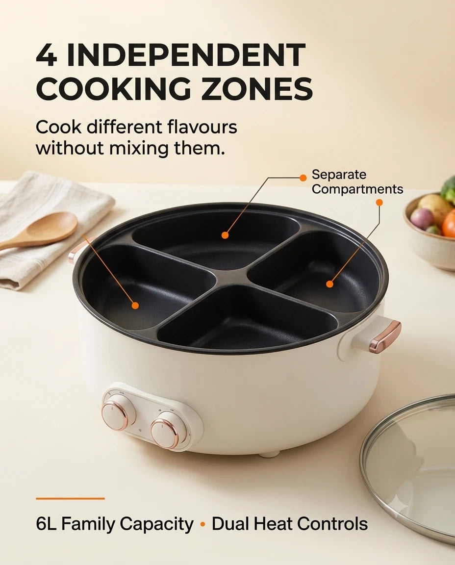 Cook Faster – Rapid Heating Cooker™