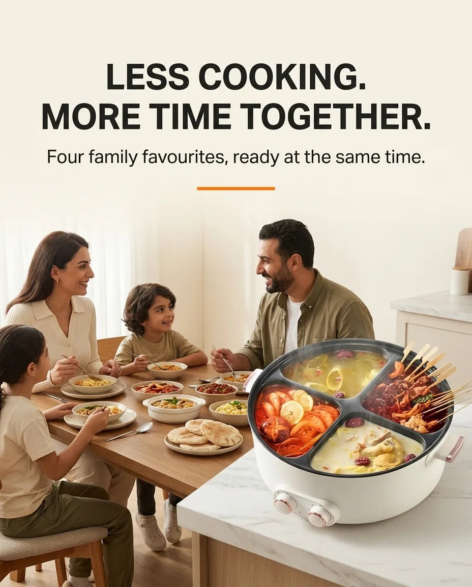 Cook Faster – Rapid Heating Cooker™