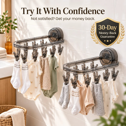 Foldable Clothes Drying Rack 30-Day Money-Back Guarantee