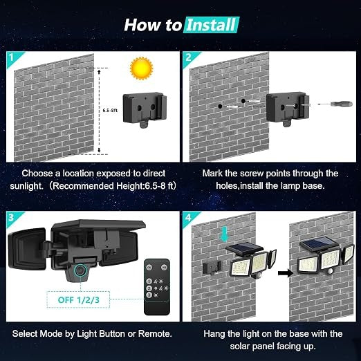 Light Up Automatically – Outdoor Sensor Light™