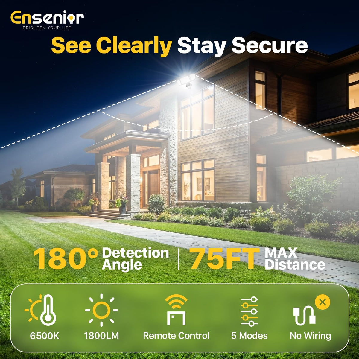 Light Up Automatically – Outdoor Sensor Light™