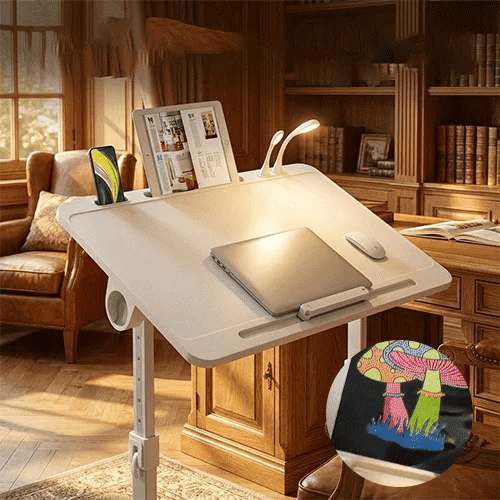 Work Anywhere Comfortably – FlexDesk™ XXL Laptop Table